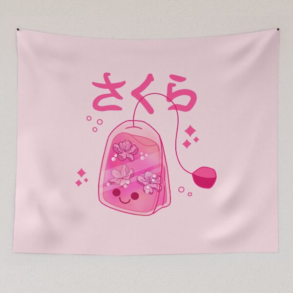 Item preview, Kawaii Cherry Blossoms Teabag designed and sold by Kimprut.