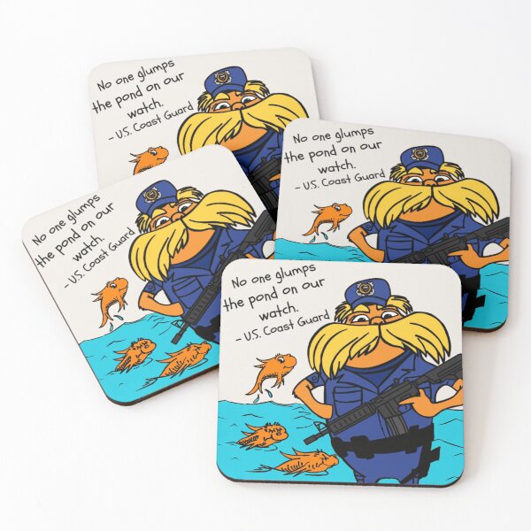Item preview, Coast Guard - No One Glumps the Pond designed and sold by AlwaysReadyCltv.