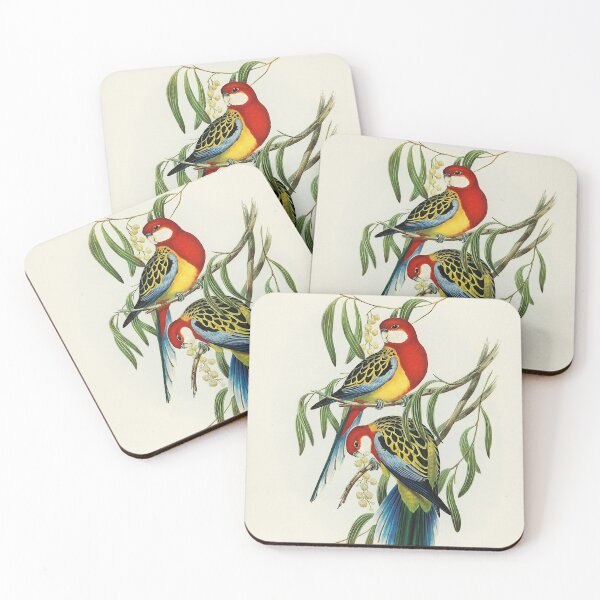 Item preview, Cute Vintage Parrots Tropical Vibes  designed and sold by ChinStore.