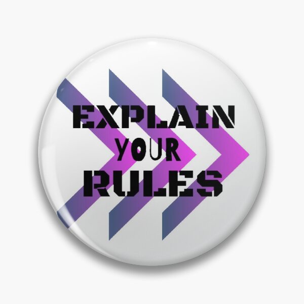 Item preview,  Explain your rules designed and sold by Simi2020.
