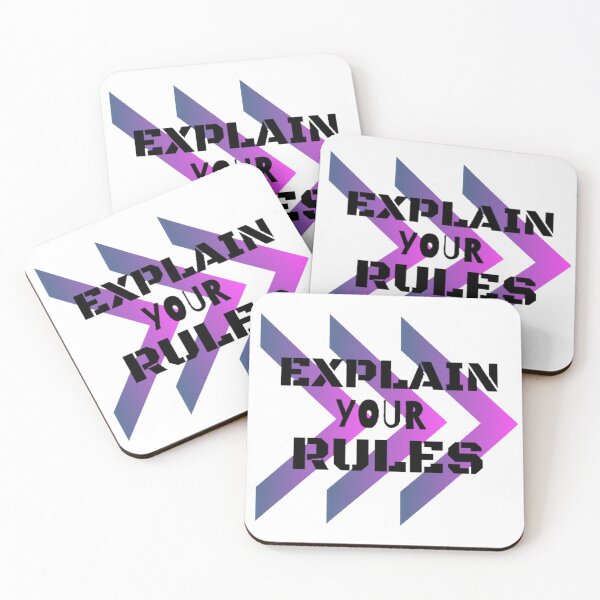 Item preview,  Explain your rules designed and sold by Simi2020.