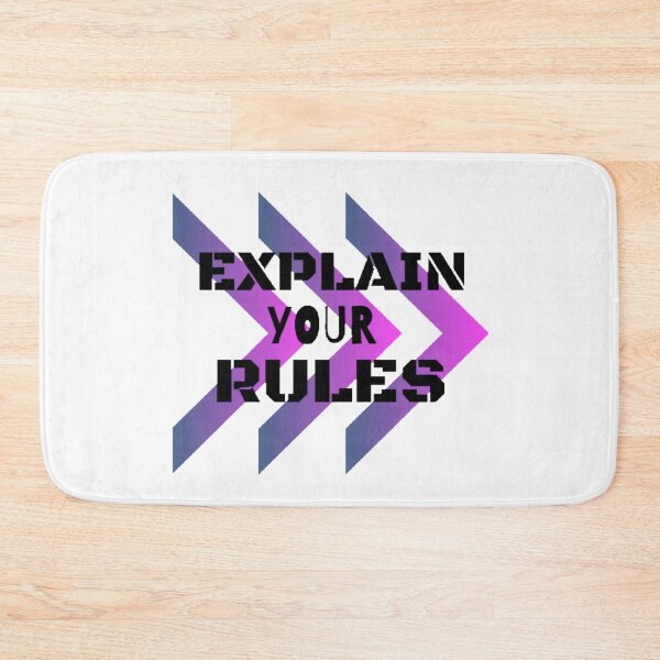 Item preview,  Explain your rules designed and sold by Simi2020.