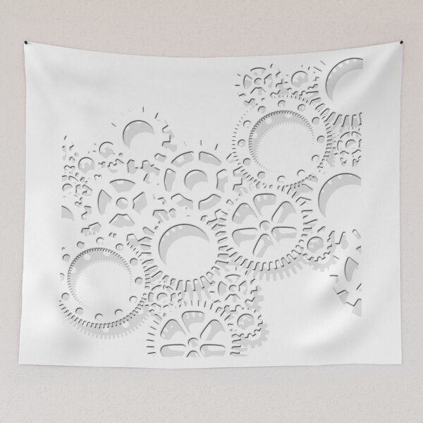 Item preview, White gears designed and sold by bbalint.