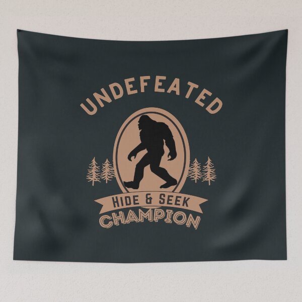 Item preview, Undefeated Hide & Seek Champion designed and sold by GleamingGiant.