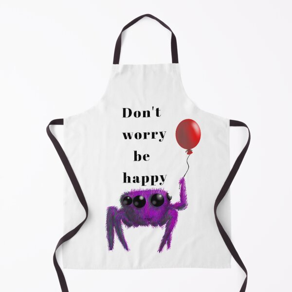 Item preview, Don't worry be happy spider designed and sold by CreativePetlin.