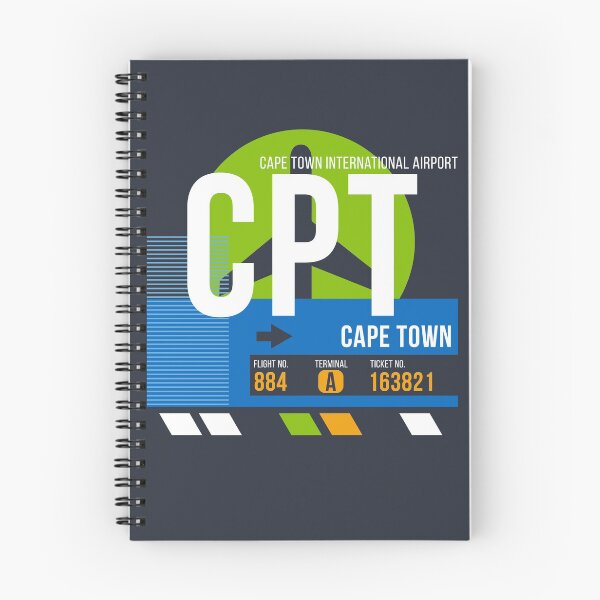 Item preview, Cape Town, South Africa (CPT) Airport Code Baggage Tag designed and sold by SLAG-Creative.