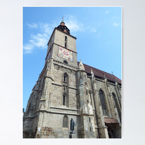 Brasov Black Church view Poster