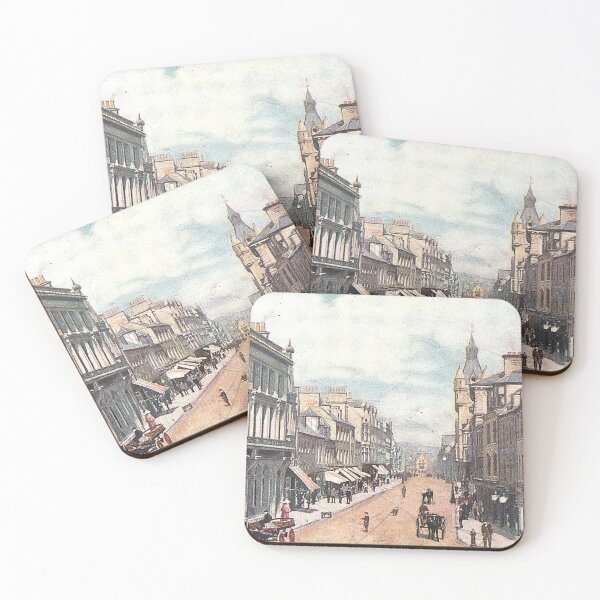 Item preview, Vintage Illustration of High Street, Hawick designed and sold by yourscotborders.