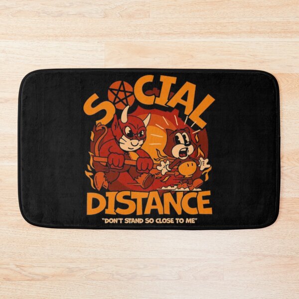 Item preview, Social distance cartoon funny corona merch designed and sold by Sovik Goswami.