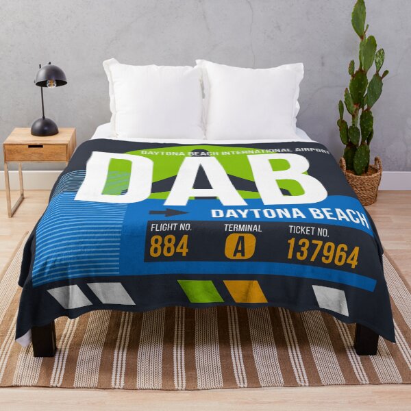 Item preview, Daytona Beach, Florida (DAB) Airport Code Baggage Tag designed and sold by SLAG-Creative.