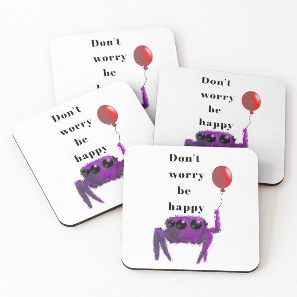 Item preview, Don't worry be happy spider designed and sold by CreativePetlin.