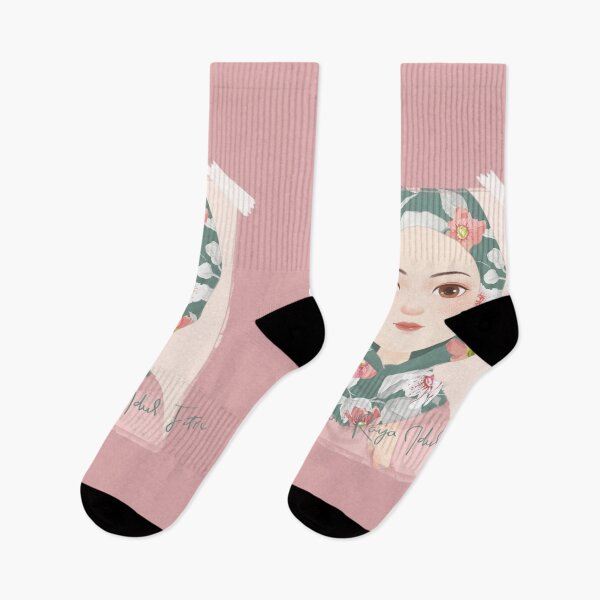Item preview, Beautiful girl's canvas with flower scarf and pink background designed and sold by chicsignzodiac.