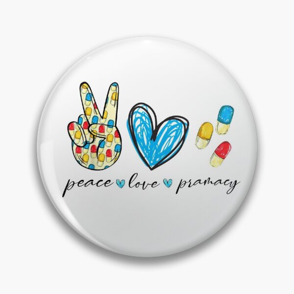 Item preview, Peace Love Pharmacy Funny Pharmacy Technican designed and sold by Catherine8899.