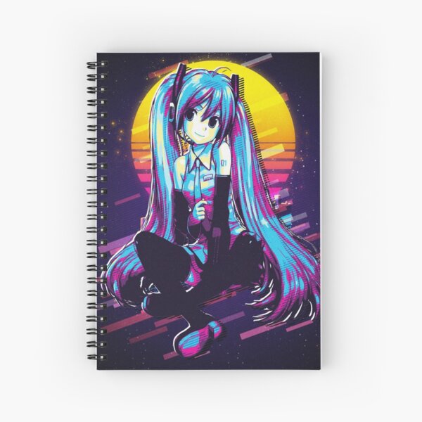 Aperçu de l'œuvre Mignon Vocaloid Hatsune Miku Retro créée et vendue par MelanieOtiz.