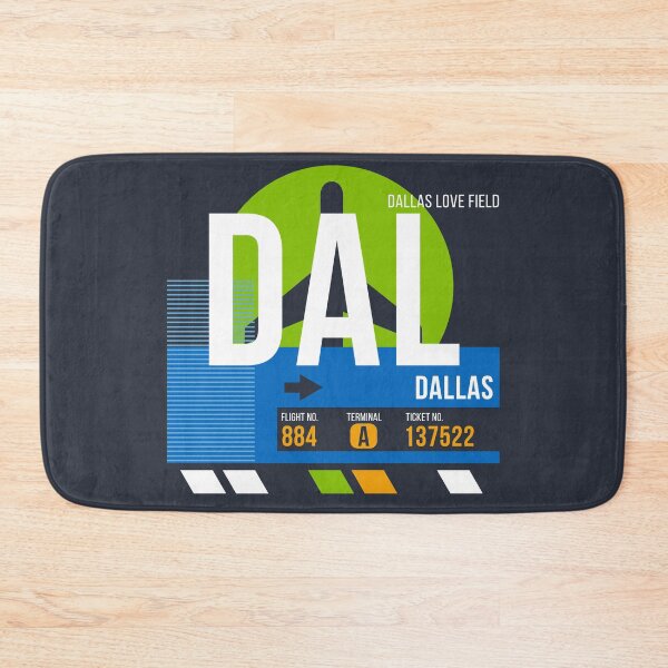 Item preview, Dallas Love (DAL) Airport Code Baggage Tag designed and sold by SLAG-Creative.