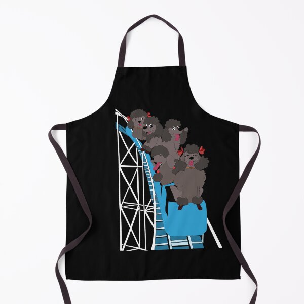 Item preview, Standard Poodle Lovers Dogs Riding Roller Coaster designed and sold by Ginger217.