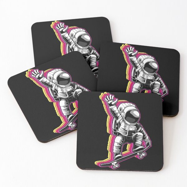 Item preview, Trippy Astronaut Skating designed and sold by ozumdesigns.