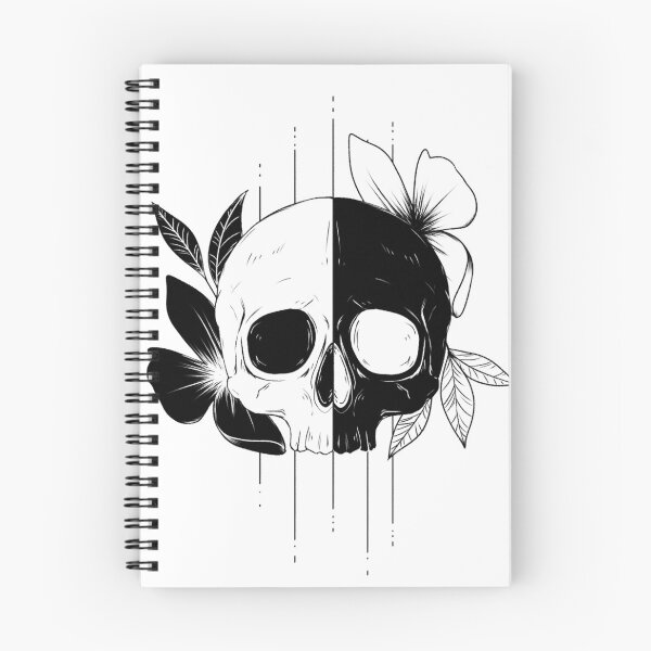 Item preview, Unus Annus skull tattoo design designed and sold by Ashab0mb.