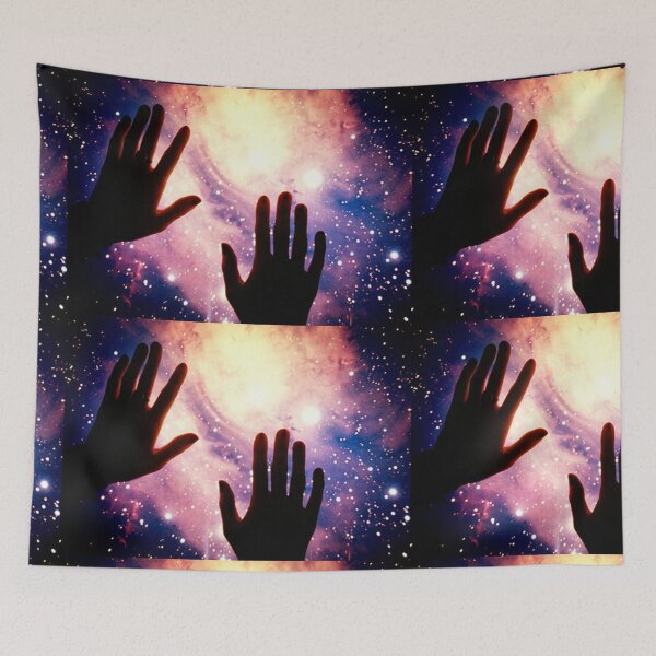 Item preview, hands, space, man, art designed and sold by Viktoriia Trubiichuk.
