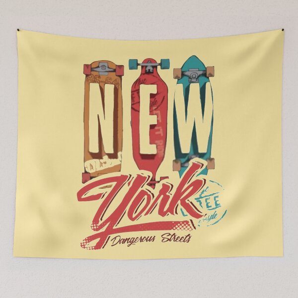 Item preview, New York dangerous streets illustration designed and sold by Sovik Goswami.