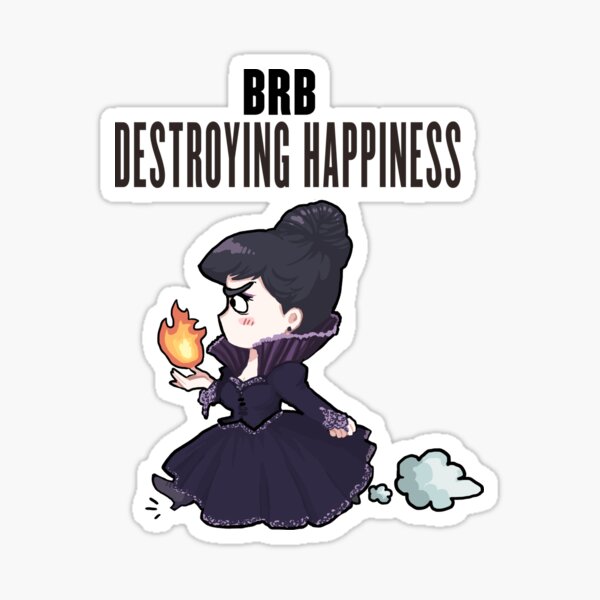 Item preview, BRB -- destroying happiness designed and sold by PompeiiAblaze.
