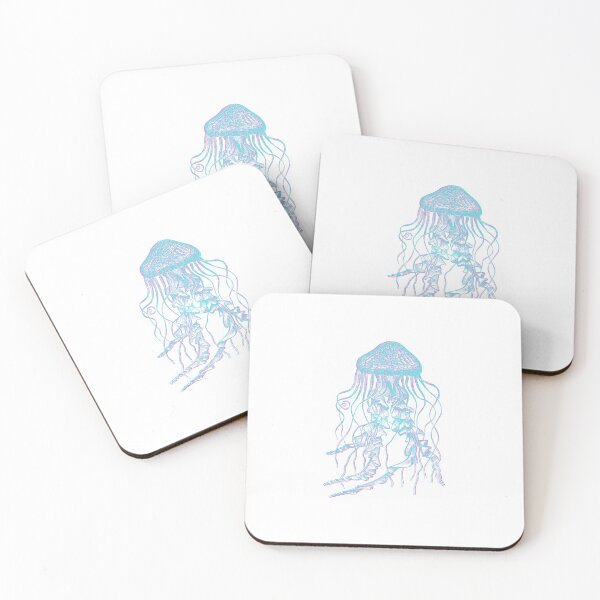 Item preview, Jellyfish 3: Pink and Blue designed and sold by SnarkyCatDesign.