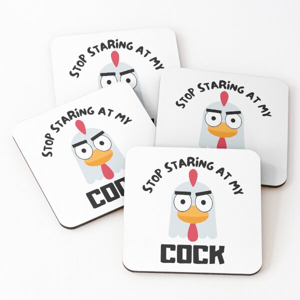 Item preview, Stop Staring at My Cock Chicken designed and sold by OMdesigns93.