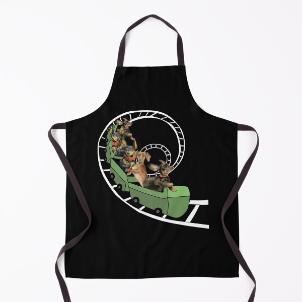 Item preview, Dachshund Lovers Dogs Riding Roller Coaster designed and sold by Ginger217.