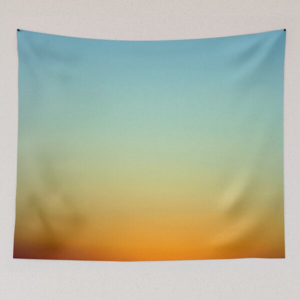 Item preview, Blue Orange Gradient Sunset designed and sold by NelBo.