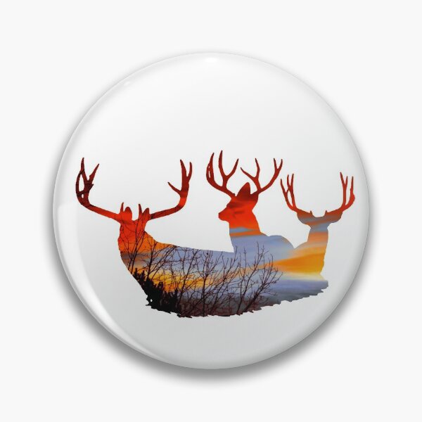 Item preview, Mule deer buck sunset designed and sold by Saltypro.