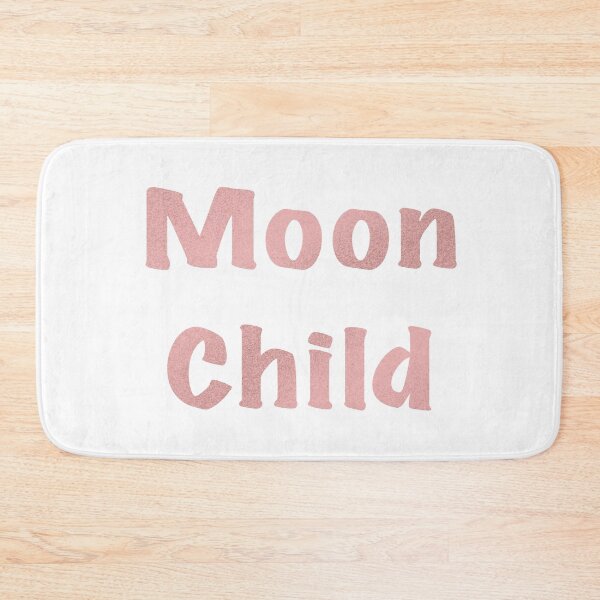 Item preview, Moon Child in Pink Text - Rose Gold Design designed and sold by SMillustrations.