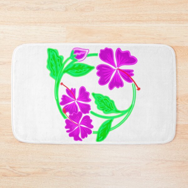 Item preview, Full color tropical flower in neon color. designed and sold by Apostrophe8.