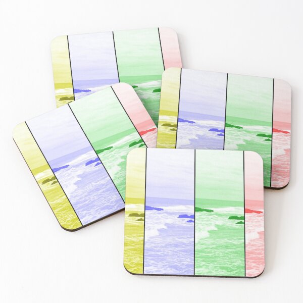 Item preview, For ocean and beach lovers the sea done in color bars designed and sold by CristalleLisa.