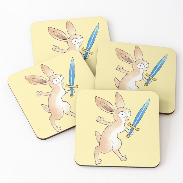 Item preview, Armed Medieval Rabbit 2 - CUSTARD version designed and sold by Jackoburra.