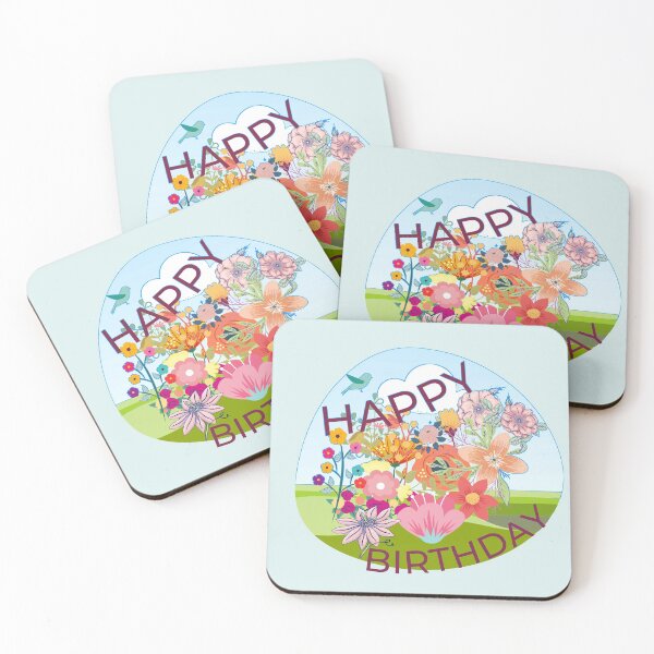 Item preview, Birthday Floral Spring designed and sold by Eklectikos.