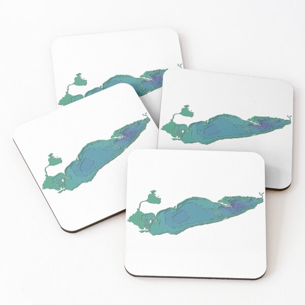 Item preview, Lake Erie Topographical Map designed and sold by kiramrob.
