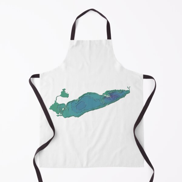 Item preview, Lake Erie Topographical Map designed and sold by kiramrob.