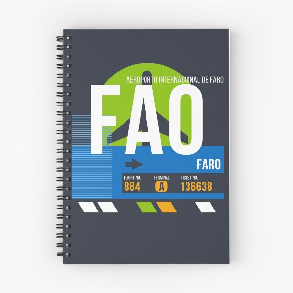 Item preview, Faro Algarve, Portugal (FAO) Airport Code Baggage Tag designed and sold by SLAG-Creative.
