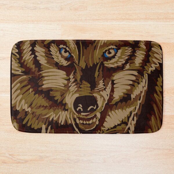 Item preview, Wolf color doodle designed and sold by IcalsaidArt.
