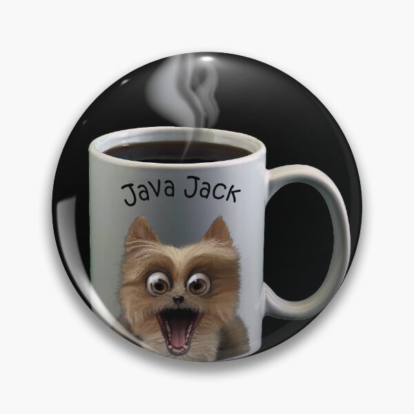 Artikelvorschau, Java Jack auf einem Becher entworfen und verkauft von itsashorething.