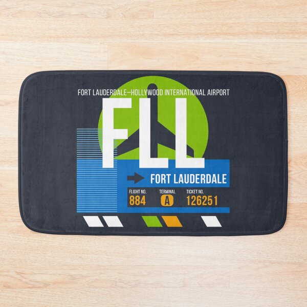 Item preview, Fort Lauderdale, Florida (FLL) Airport Code Baggage Tag designed and sold by SLAG-Creative.