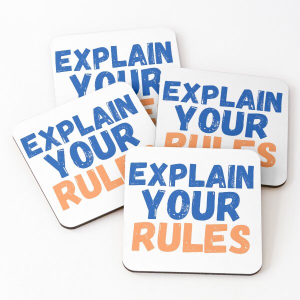 Item preview,  Explain Your Rules designed and sold by Gamers Hub.
