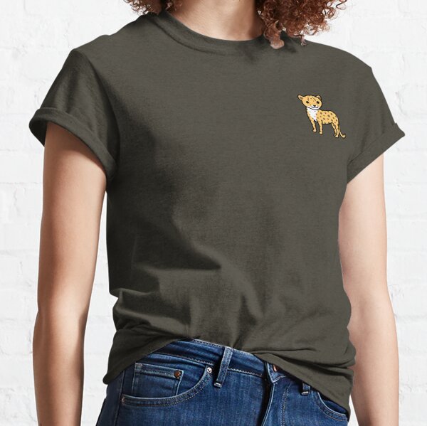 Womens Mom Is Queen of the Jungle Cute and Funny Jaguar with Cubs V-Neck  T-Shirt