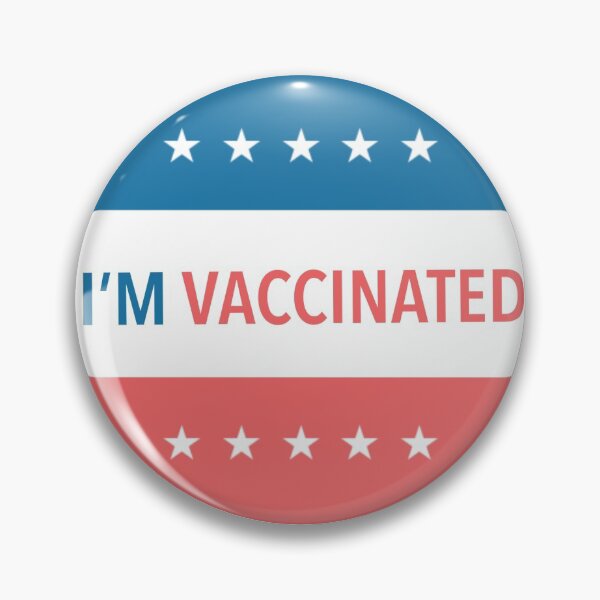 Item preview, I'm Vaccinated Voting Sticker designed and sold by mirandathrasher.