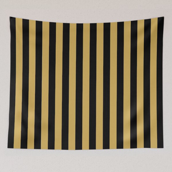 Item preview, Small GOLD and BLACK Vertical STRIPES designed and sold by RachelMacht.