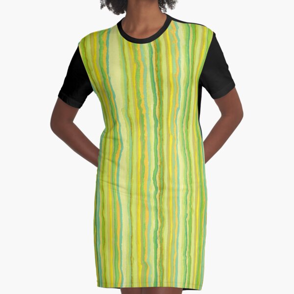 Green 303 Graphic T-Shirt Dress