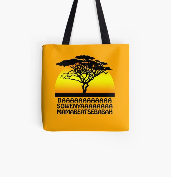 Royal Lion Beach Tote Geometric Lion King of the Jungle 2-Sided