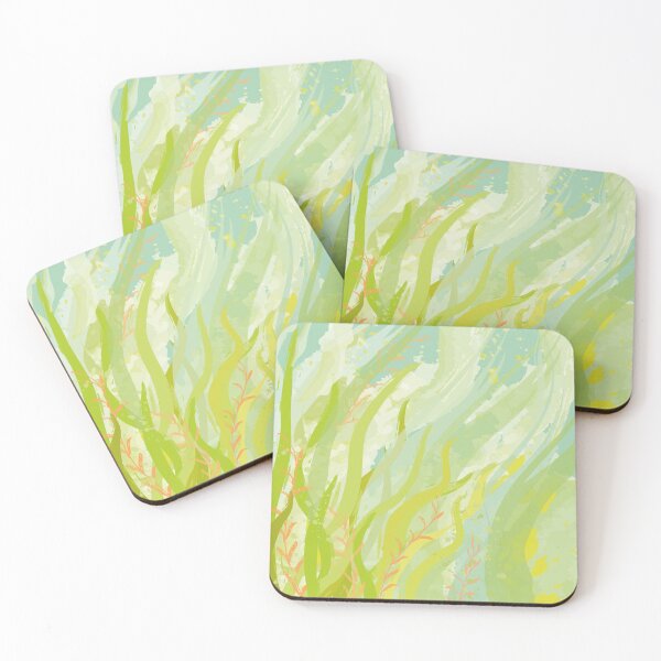 Item preview, Seaweed forest in a blue sea designed and sold by Paula Murray.