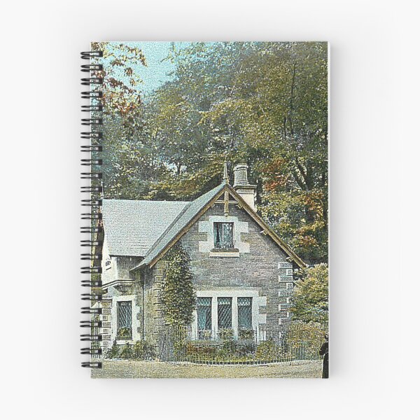 Item preview, Vintage Illustration of Entrance to Wilton Lodge Park, Hawick designed and sold by yourscotborders.