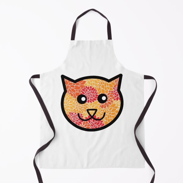 Item preview, Cute kitty face with floral pattern designed and sold by Arun Fernando.